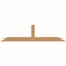 Ekena Millwork Portland Smooth Timber Gable Bracket, Western Red Cedar, 96"W x 24"H x 1 1/2"D x 5 1/2"F, 6/12 Pitch GBW096X24X0206POR00SWR - alternate 1